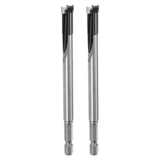 2 Pcs Forstner Drill Bit 10mm YG8/C1 Tungsten Carbide Wood Hole Saw Auger
