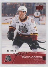 2021-22 Upper Deck AHL Exclusives 62/100 David Cotton #75 0l2