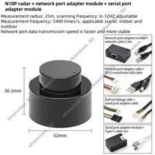 N10P 360 2D Detection LiDAR for Precise Positioning Obstacle Avoidance