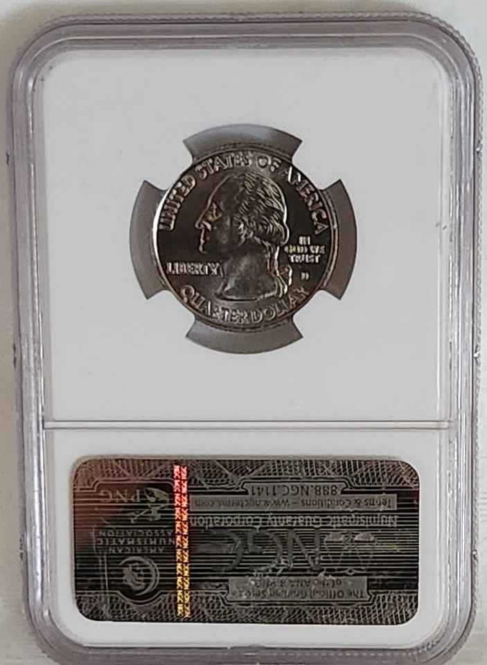 2009 D 25C AMERICAN SAMOA QUARTER NGC MS 67 Graded  - Image 4 of 4