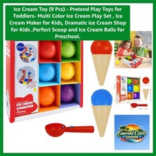 9-Piece Ice Cream Toy Set for Kids - Perfect for Imaginative Pretend Play