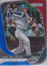 2020 Panini Prizm #28 Cody Bellinger Red, White and Blue Prizm