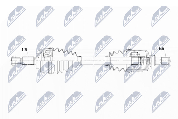 Nty NPW-RE-081 Antriebswelle Vorne Links FüR Renault-image