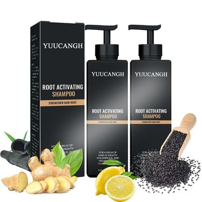 2Pcs,Root Activator Shampoo,Hair Regrowth, Unisex, Natural Formula for Men and W