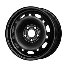 STAHLFELGEN MAK ACCIAIO FUR SKODA FABIA 5X14 5X100 MAT BLACK DM1