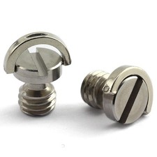 2pcs 3/8-16 Thread D-Ring Stainless Steel Camera Fixing Screws for Camera Tri...