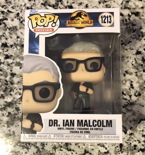 Funko POP! Movies #1213 Dr. Ian Malcolm - Jurassic World - New! Fast Shipping!