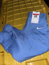 New Size Boys L Nike Team Vapor Baseball Pants Light Blue Style Free