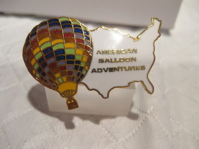 AMERICAN BALOON ADVENTURE PIN-CLOISONNE-14K PLATED | eBay