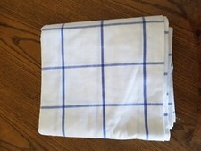 Blue Crossed Circular Table Cloth 96