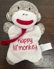 Baby Starters My Lil Monkey Baby Toy Plush Lovey Rattle Sock 2016