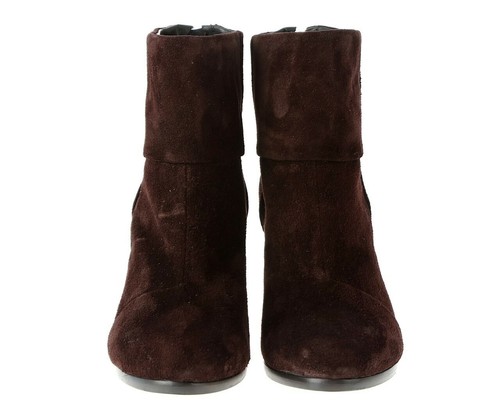 Women's rag & bone Newbury Suede Ankle Short Boots Brown Booties Size 36 $595 - Picture 5 of 5
