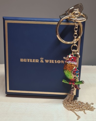 Butler And Wilson Pájaro del Paraíso Llavero Llavero Cristales ¡Precioso! - Imagen 2 de 13
