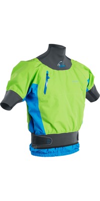 Palm Mens Zenith Whitewater Short Sleeve Kayak Jacket Lime Ocean
