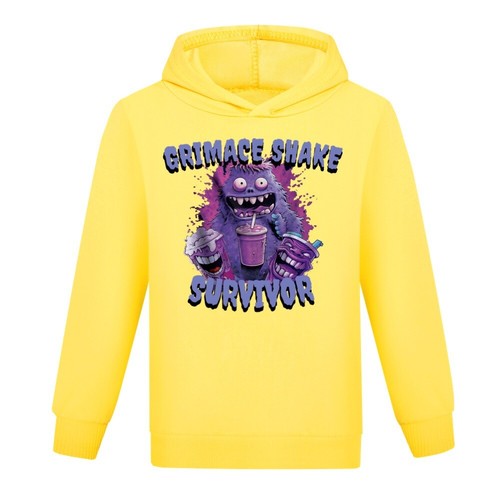 Kids Didadi grimace shake Funny Hoodie Long Sleeve Sweatshirt Top Xmas Jumper - Picture 16 of 21