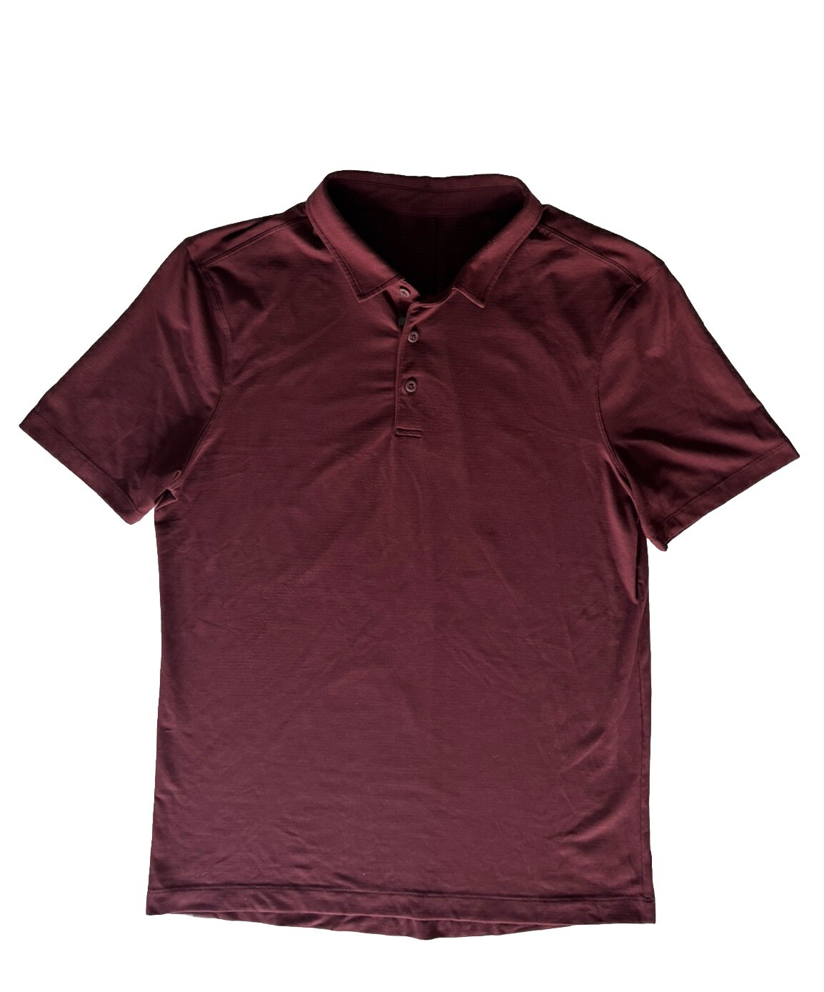 Lululemon Mens Evolution Short Sleeve Polo Shirt ~ Red ~ L Large $88