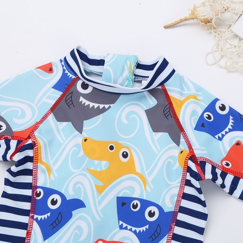 Kids Boys Girls Swimsuit Swimwear Rash Guard Bathing Suit UV 50+ Sun Protection - Picture 17 of 53