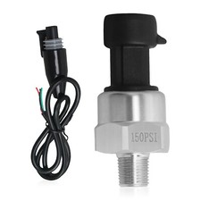 150PSI DC 5V Pressure Transducer w/ Harness for Water Oil Fuel Gas Air