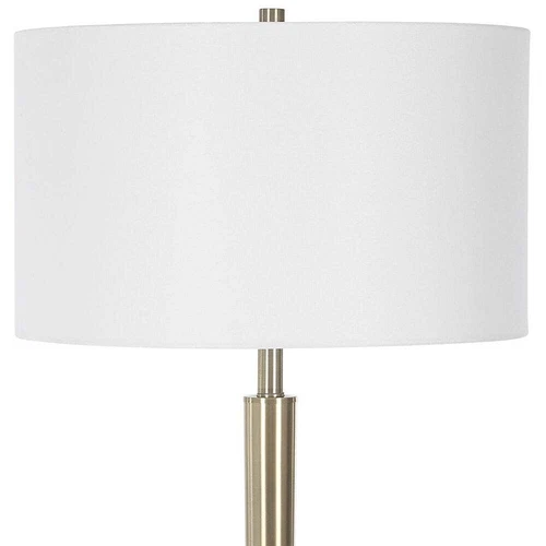 MODER CURRAN MARBLE STONE BASE 64" FLOOR LAMP UTTERMOST 30515 - Picture 4 of 6
