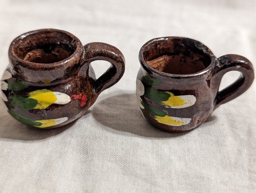 Menge 5 Miniaturbecher/Vase/Krug, unbekannter Künstler, verschiedene Farben - GEBRAUCHT - Bild 4 von 18