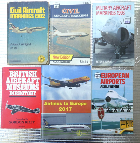 Bundle Vintage Aircraft Airport Spotter Books Flight Path Maps Airport Ephemera - Picture 2 of 7
