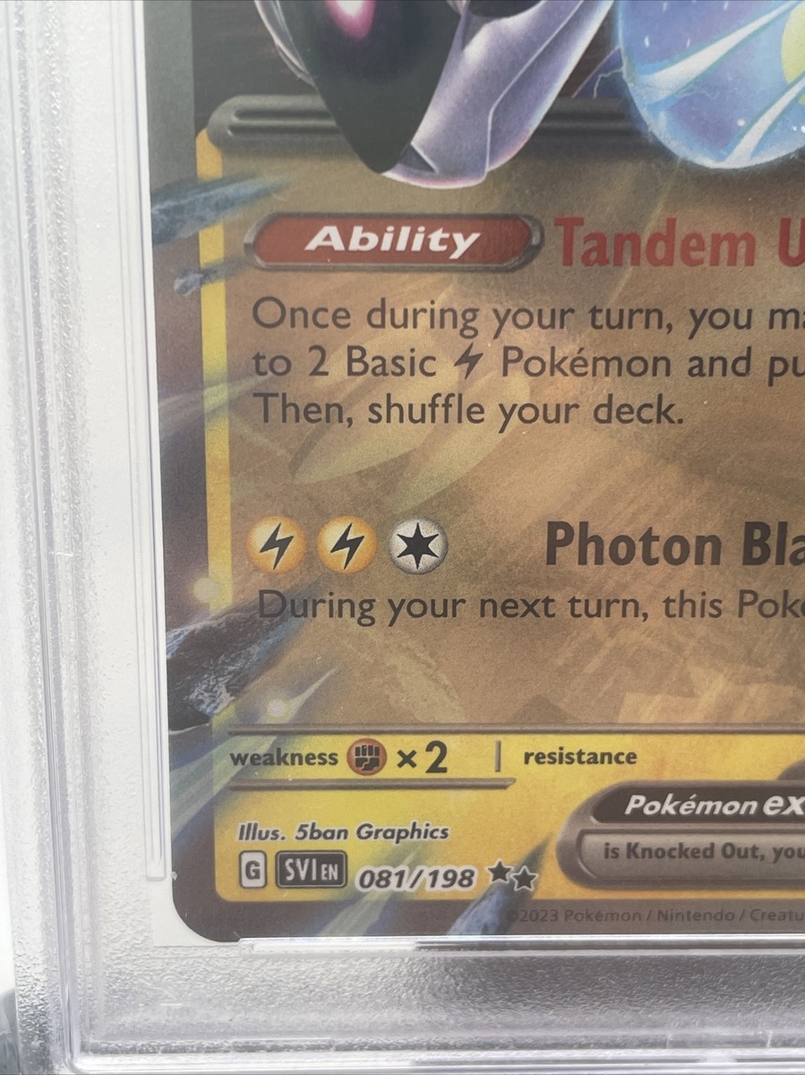 PSA 10 Miraidon EX 081/198 Scarlet & Violet English Pokemon PSA 10 Miraidon EX 081/198 Scarlet & Violet English Pokemon