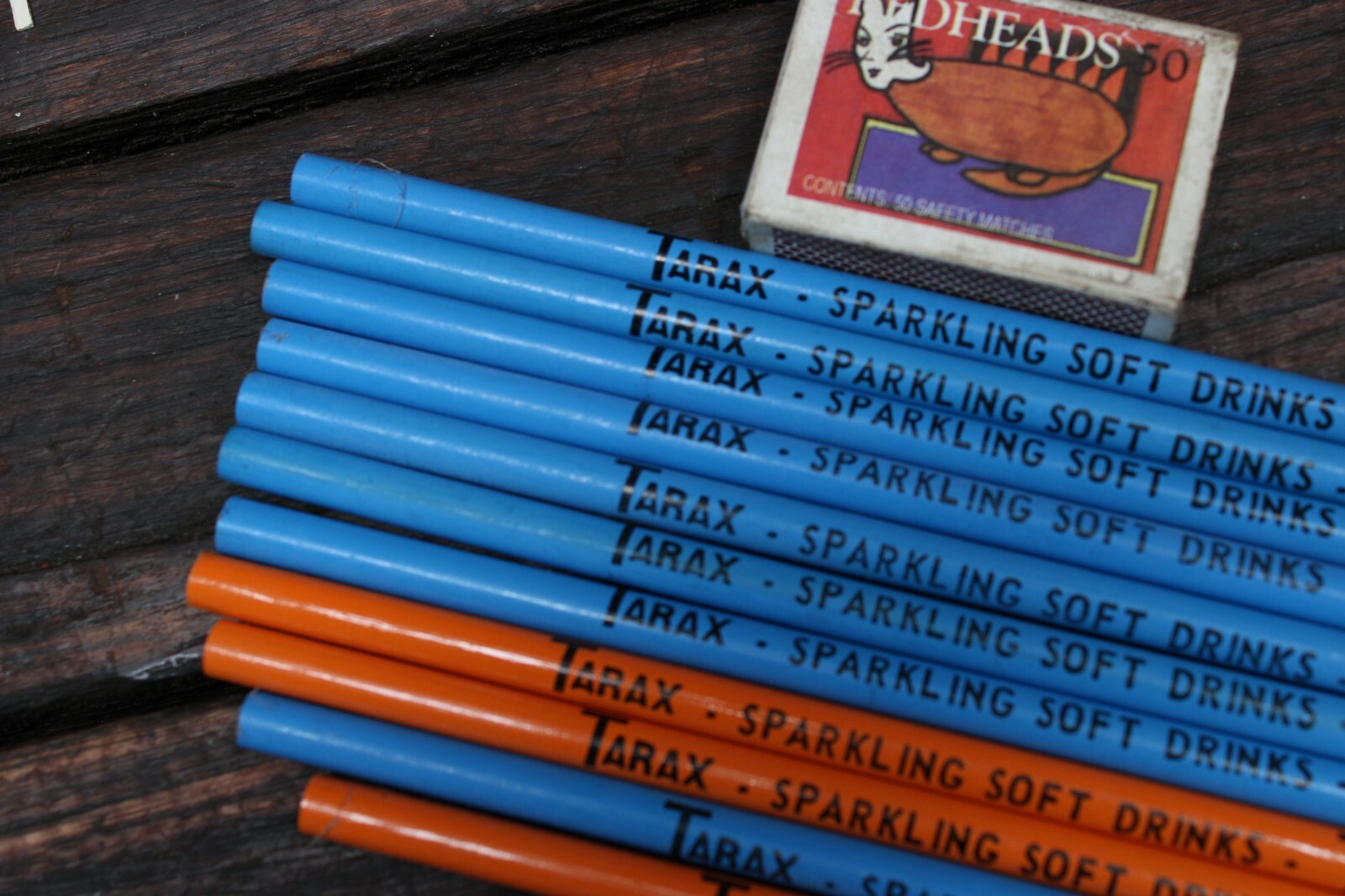 Vintage Advertising Pencil Tarax Sparkling Soft Drink Bottle Sign Bulk