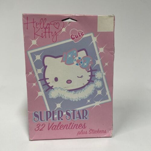 Y2K Hello Kitty Valentine's Day Cards Kit + Stickers Deadstock Girlhood Kidscore