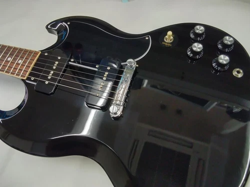 Gibson 1960s SG Special Ebony Black Made in USA 2022 Solid Body Electric Guitar