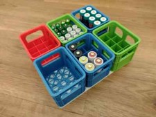 Stackable Battery Storage Compartment  TRAY INCLUDED  AAA AA 9V PACK OF 2