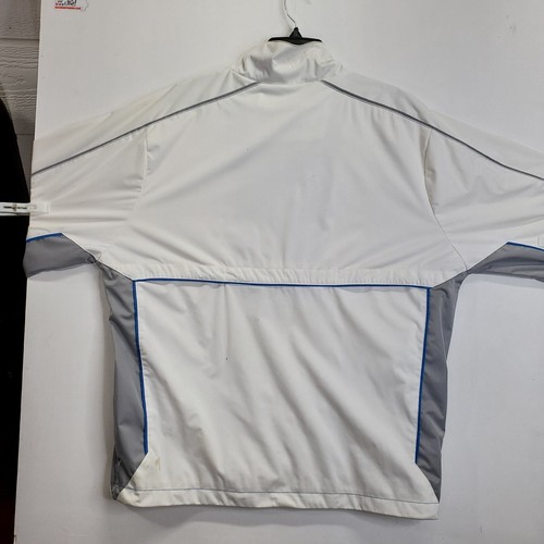 Antigua Men’s Size L White Tradition Windbreaker Golf Jacket 1/2" Zip - Picture 9 of 17