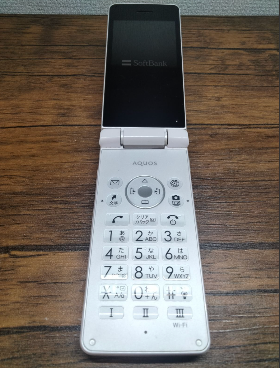 AQUOS - AQUOS　806SH SHARP AQUOS Keitai 3 805SH/806SH Android Flip Phone Green