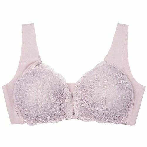 Women Lace Push Up Bra Seamless Front Closure Bralette Lingerie Underwear M-5XL - Picture 15 of 15