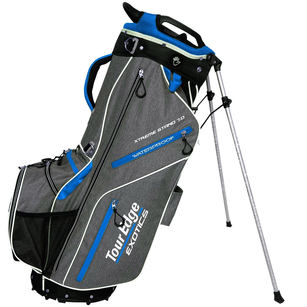 New Tour Edge Golf Ladies Exotics Xtreme 7.0 Stand Bag HEATH/BLUE/WHITE
