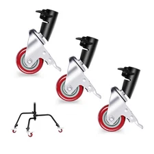 NEEWER 3-Pack Professional Swivel Caster Wheels Set with 75mm Diameter