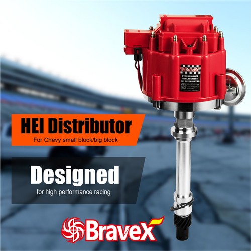 Performance Hei Ignition Distributor Compatible with Chevy GM SBC BBC 9000RPM V8 - Picture 2 of 6