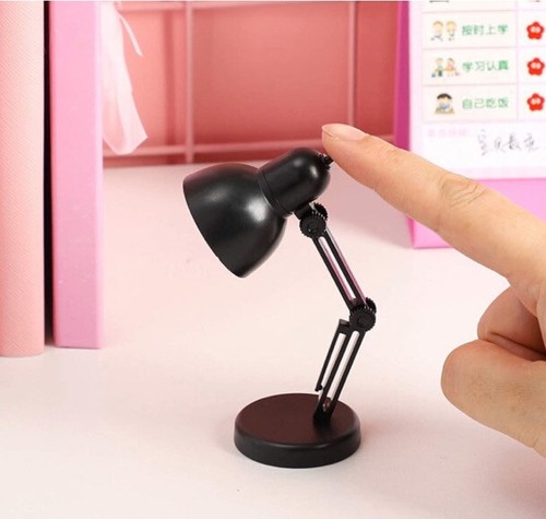 LED 1:6 READING LAMP Flexible Desk Bed Read Light Study Table Dollhouse Barbie - Picture 3 of 7
