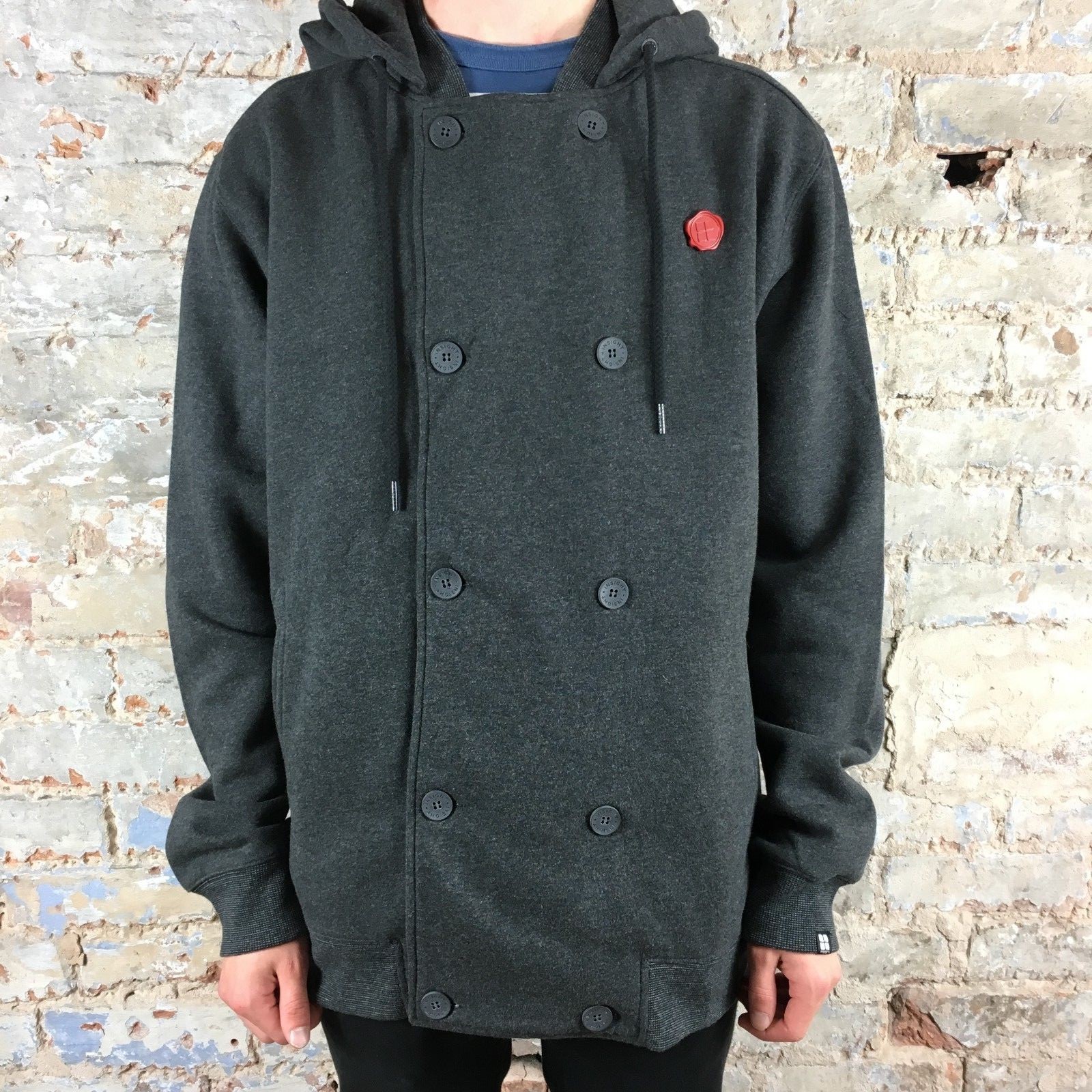 Insight Double Breasted Unstitched Hoodie Brand New - Size M,L Insight Double Breasted Unstitched Hoodie Brand New - Size M,L