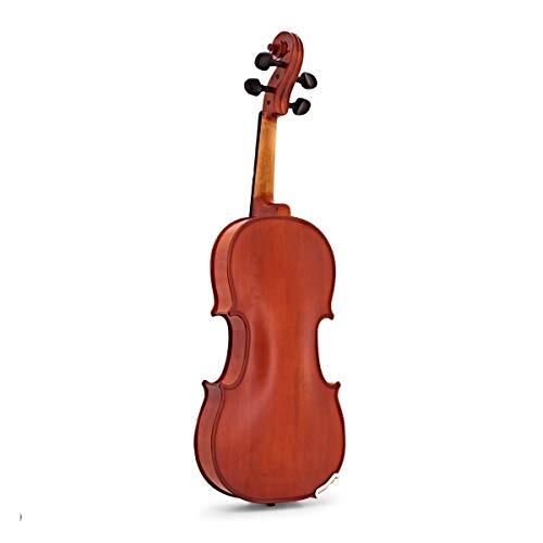 Full Size 4/4 Acoustic Violin Set Beginner Violin Vintage Solid Wood Violin - Picture 4 of 6