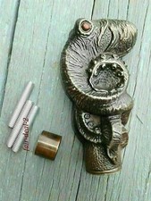 Antique Wooden Walking Stick For Men  Women With Octopus Head Handle Cane GIFT