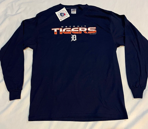 New w/ tags Detroit Tigers LONG Sleeve T - Shirt by Genuine MLB Men's Large