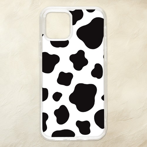 Cow Skin Pattern Black White Pink Purple Print Phone Case Samsung Galaxy - Picture 3 of 4