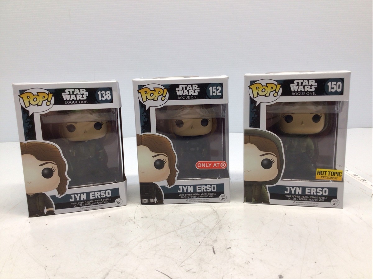 Funko Pop Star Wars Jyn Erso Lot 138 150 152 New Unopened