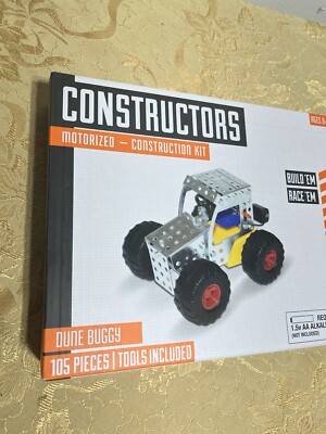 Constructors Motorized Construction Kit Dune Buggy 105 Pieces Tools Included NEW