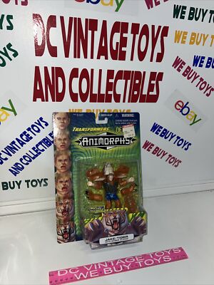 Vintage Transformers Deluxe Animorphs 1998 Jake/ Tiger Brand New Sealed  