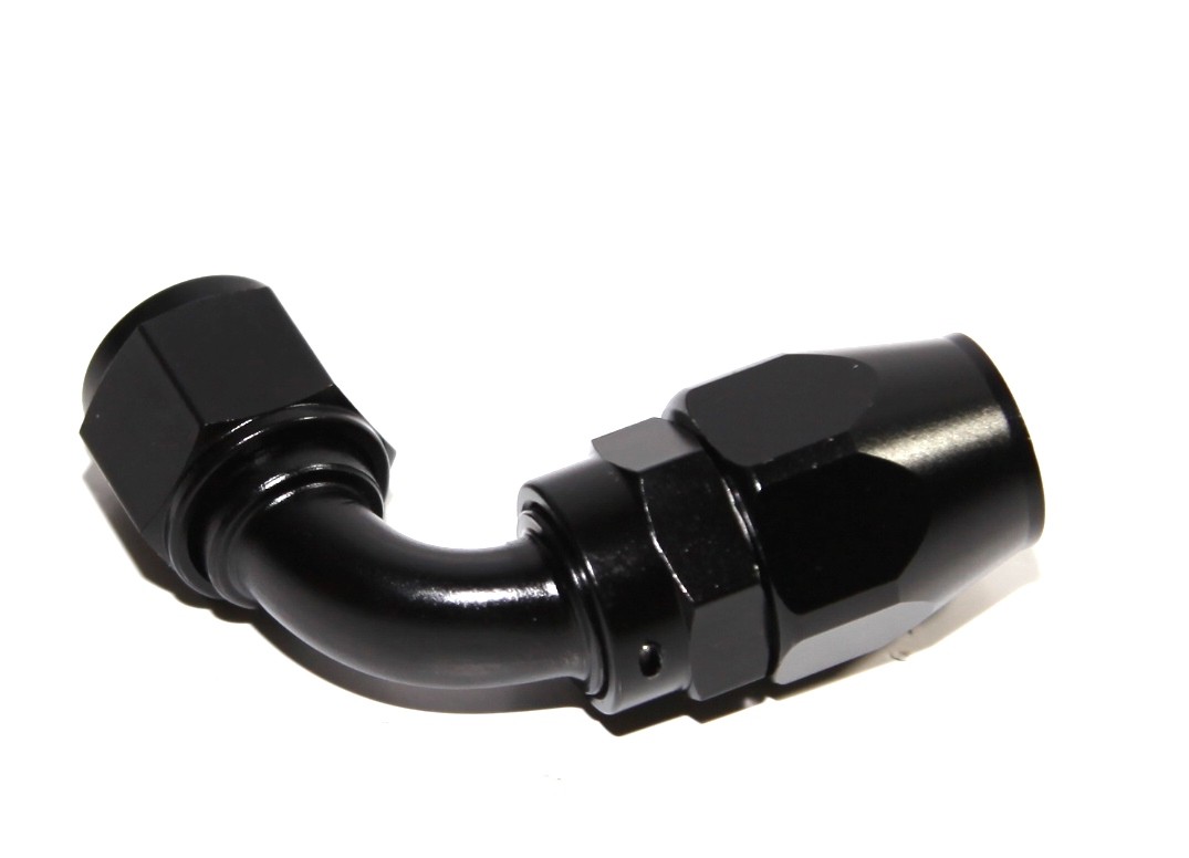 8AN 90-Degree Swivel Hose End Fitting – AN8 Male For Oil, Fuel, Gas Lines