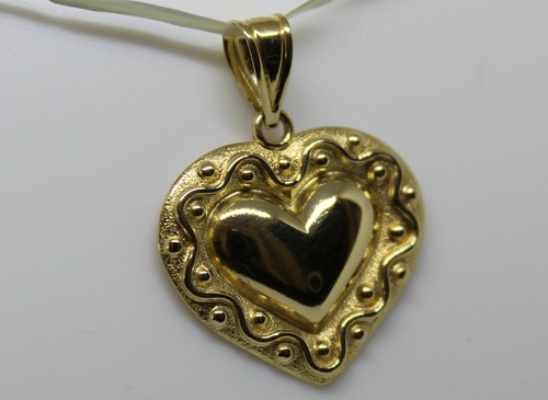 Michael Anthony Adorable Heart Pendant 14K Solid Gold ... Well Made.... - Picture 3 of 9