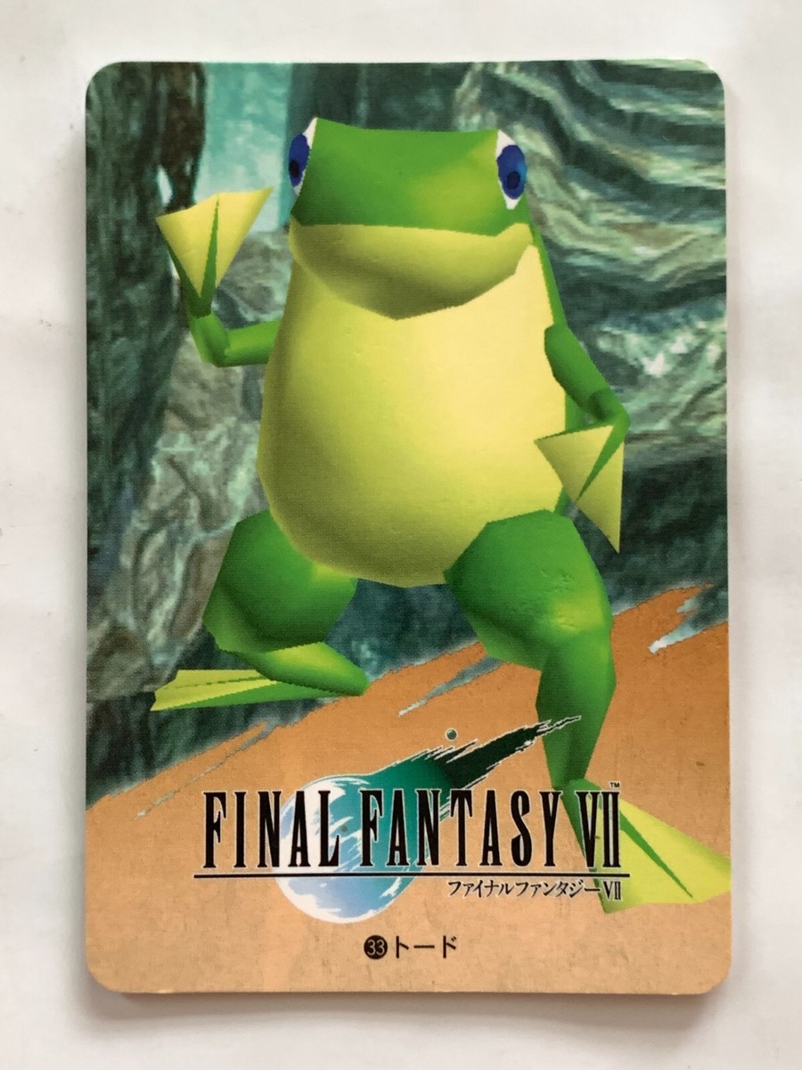 Toad FINAL FANTASY VII FF7 SQUARE japanese card Japan Bandai