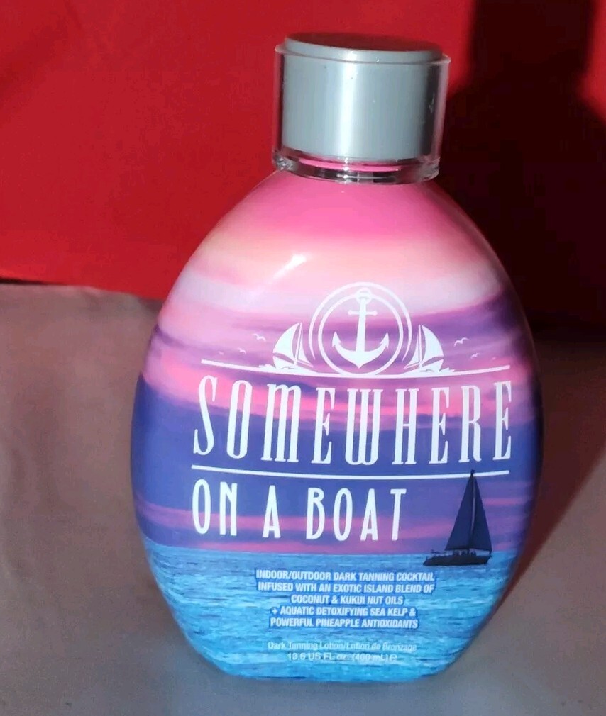 Somewhere On A Boat Indoor & Outdoor Dark Tanning Bed Lotion - Boating & Anchor