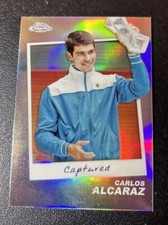Carlos Alcaraz RARE REFRACTOR INVESTMENT CARD TOPPS CHROME TENNIS ROY MVP 🔥🔥🔥